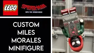 Lego Marvel Spiderman Into The Spiderverse Miles Morales Custom Minifigure - Avfigures Haul/Review