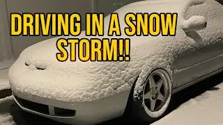 Driving my 350z with a welded differential IN THE SNOW!