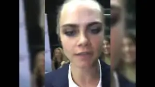 Selena Gomez and Cara Delevingne at Louis Vuitton