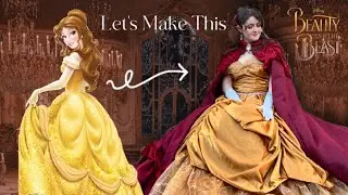 This dress took ten years to make! (DIY Belle Dress) 🥀🌹