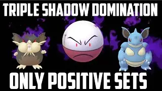 Triple Shadow Domination ONLY POSITIVE SETS FT Raticate Electrode & Nidoqueen in  the Kanto Cup