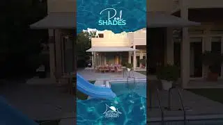 Shade your pool area with stylish pergolas, versatile awnings, and elegant shade sails #shorts