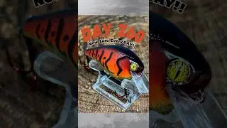 Day 260 - Airbrushing Custom Fishing Lures  - DIY Lure Painting #baitmaking #handmadelure #fishing