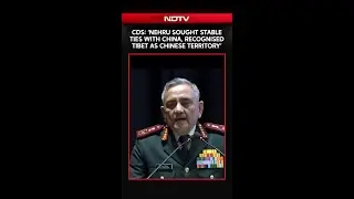 CDS Claims Nehru Sought Stable Ties With China, Recognised Tibet As Chinese Territory