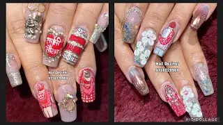 Wedding nail with Bride & Groom drawing #wedding #nails #bridalnailart दूल्हा दुल्हन 💅 चूडा कलीरे