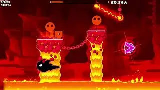 Geometry Dash: Clubstep55%, Retro Circles29%, Fingerdash100% Production of my level Cosmos!