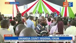 HUGE RECEPTION as CS Mbadi arrives in Kakamega for People's dialogue on day two of tour