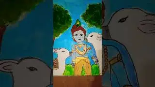 Bal Krishna drawing 🚩