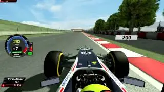 F1 2012 rFactor | Maldonado onboard lap at Catalun