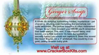 Christmas Ornament Kit From The Cracker Box - Ginger Snap