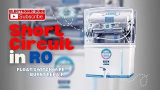 RO Water Purifier Short Circuit 🔥 | Float Switch Wire Jala Repair Karna Seekhe | @Electronic_Dude
