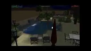 Outdoor Geometric Sanctuary.  Omni Pool Builders and Design