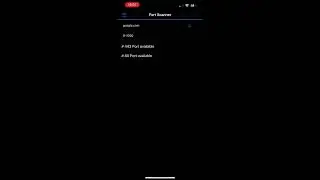 WiFi Tools: Port Scanner on iPhone/iPad