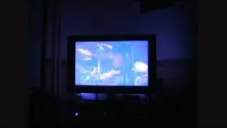 Amblone doing concert from Nightwish (the Kinslayer)