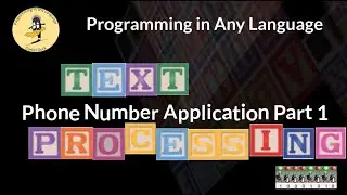 Phone Number Application Part 1