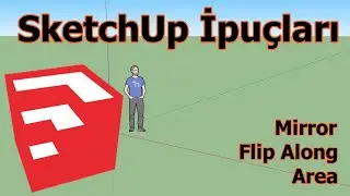 Mirror, Flip Along, Area | SketchUp İpu&ccedil;ları