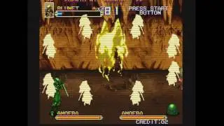 Arcade Review and Play - Technos Shadow Force PCB- Play - (Real Hardware)