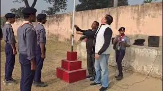Scout guide comp flag ceremony 
