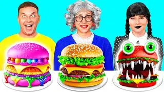 Кулинарный Челлендж: Уэнсдей МакДональдс против Бабушки от Fun Challenge