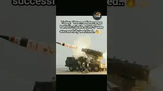 Intermediate range ballistic missile AGNI-5 successfully fire tested at ITR, Chandipur in odisha.. 🔥