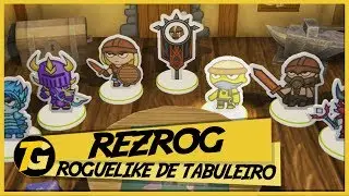Rezrog - IRADO ROGUELIKE COMO JOGO DE TABULEIRO - Gameplay Portugu&ecirc;s PT BR