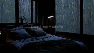 ASMR 3 HOURS OF PEACEFUL RAIN  COZY ROOM PERFECT FOR SLEEP