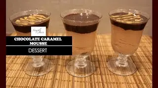 Chocolate Caramel Mousse | How To Make Mousse | Christmas Dessert | Simply Jain