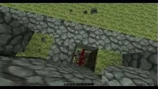 Minecraft Xbox 360/PC : How to make a Sticky Piston Door in Minecraft Tutorial