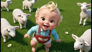🐑🐑 Baby Lambs Skipping Across the Meadow 🌼🎶 | Fun Action & Learning Song for Toddlers