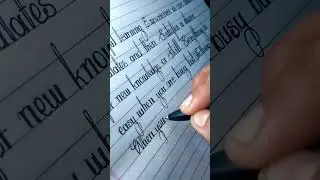 Neat English cursive writing practice || clean english handwriting style#calligraphy #handwriting
