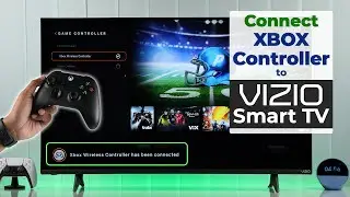 Vizio Smart TV: How to Connect Xbox Controller! [Pair]