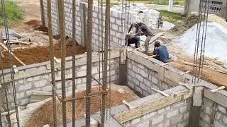 Quality Footings construction with proper binding