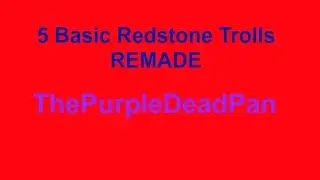 5 Advanced Redstone Trolls (1.10.2) Ep. 1