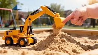 Wake Up Trucks! 🚚 Sandbox Construction Song for Kids  Fun Nursery Rhymes
