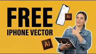 How To Draw iPhone in Illustrator | How To Create iPhone For Mockup | Free Download