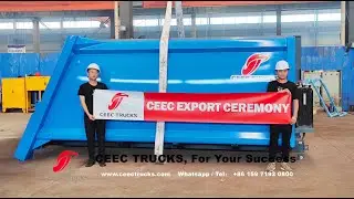 2021 New designed rear loader garbage compactor body