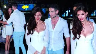 Tiger Shroff's Ex-GF Disha Patani Arrives With New Firangi Boyfriend At Kartik Aryan Birthday Party