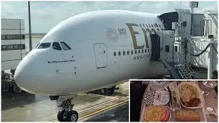 Emirates 14 hour flight!! Houston to Dubai | Airbus A380-800
