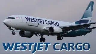 Ferry Flight Westjet Cargo Boeing 737-800BCF | 2-BPDO | C-GWJE | Landing at Narita 34L | NRT/RJAA
