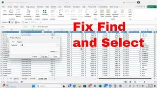 Как исправить ошибку &laquo;Найти и выделить&raquo; в Microsoft Excel! Ctrl+F не работает #msexcel #tutorial