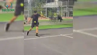 Azher Ali & Aisam Ul Haq VS Muhammad Hafeez in Padel 😍