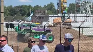 Me riding on the  identity thief monster truck! 