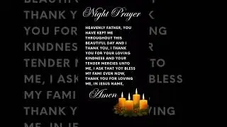 Thank God for His Loving Kindness Tonight #Prayer #NightPrayer #Faith
