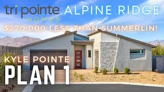 1-Story Modern Homes for Sale at Alpine Ridge by Tri Pointe Homes | Plan 1 | $569k+, 2,379sqft
