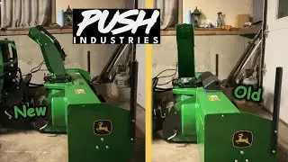 Покупка комплекта Push Industries с углом наклона 320&deg; | Лучшая модернизация снегоочистителя JD