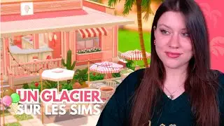 On construit un GLACIER &agrave; Oasis Spring !🍦| SIMS 4