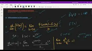 DIFFERENTIATION BY FIRST PRINCIPLE | CHAIN RULE  #maths #ncert #cbse #realanalysis #limits