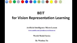 BEIT for Vision Representation Learning