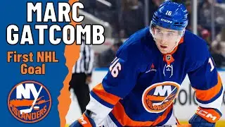 Marc Gatcomb #16 (New York Islanders) first NHL goal Jan 30, 2025