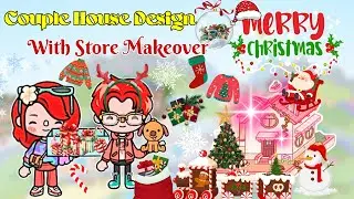 New Couple's House Design 🎄Christmas Store Makeover & Storage Room Transformation 💖Toca Life World